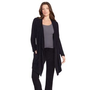 Barefoot Dreams Bamboo Chic Lite Island Wrap Cardigan Size S/M‎ Black